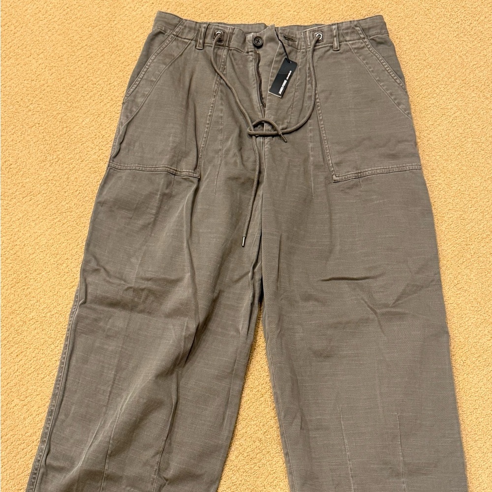 James Perse Women's Straight Leg Pants - Olive